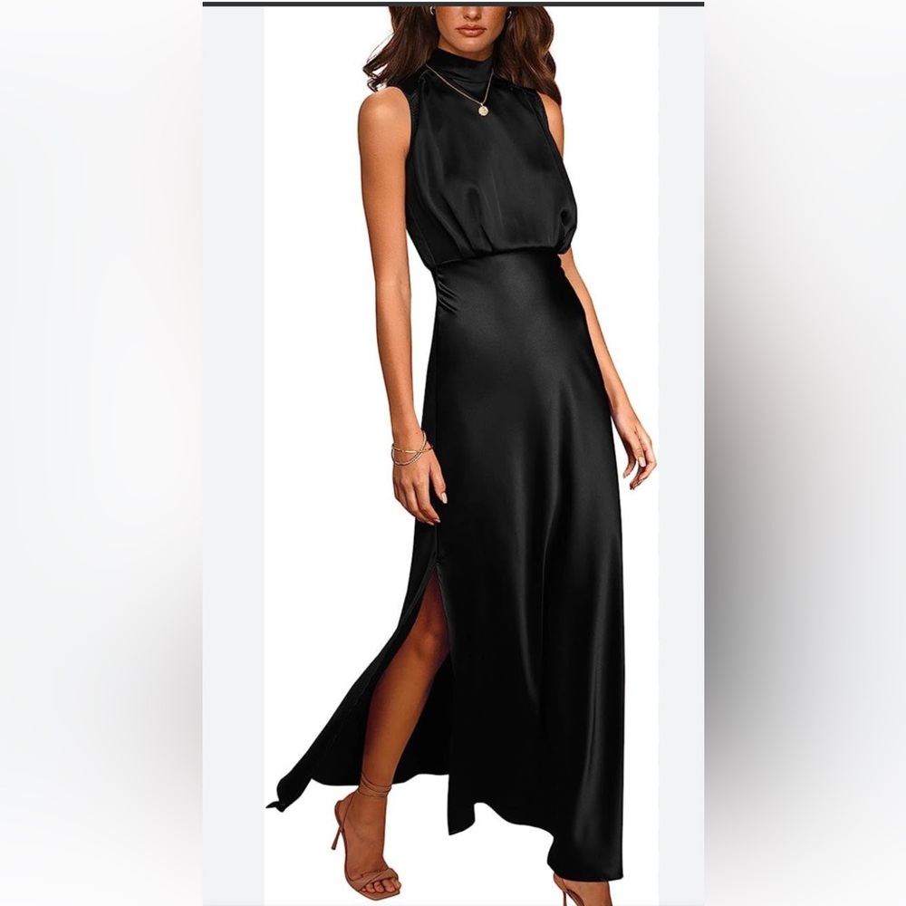 BTFBM, Size: S, Elegant Black Sleeveless Dress